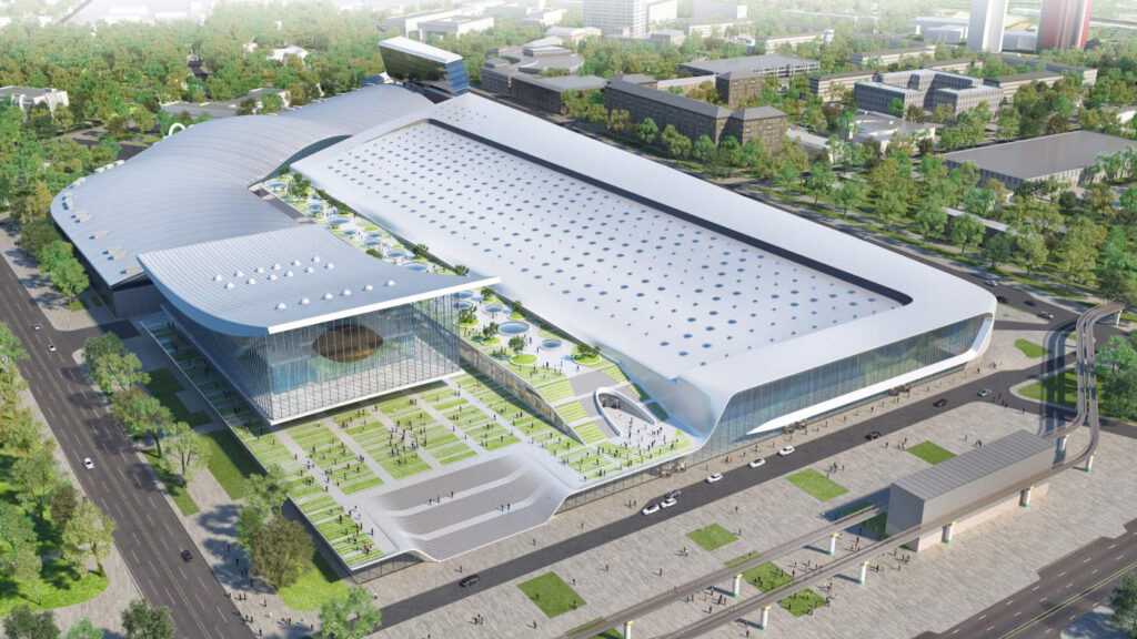 Redevelopment project for Pavilion no. 70 “Moscow”, 2020. Today abandoned. Illustration: gorproject.ru.