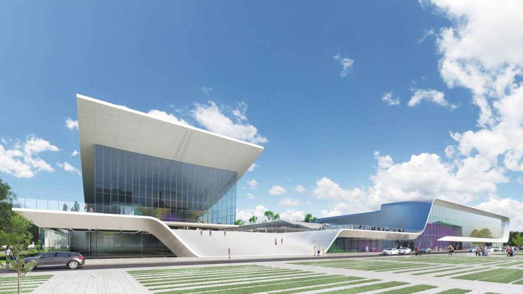 Redevelopment project for Pavilion no. 70 “Moscow”, 2020. Today abandoned. Illustration: gorproject.ru.