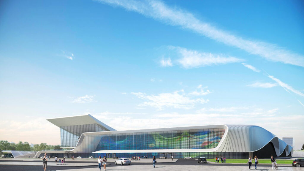 Redevelopment project for Pavilion no. 70 “Moscow”, 2020. Today abandoned. Illustration: gorproject.ru.