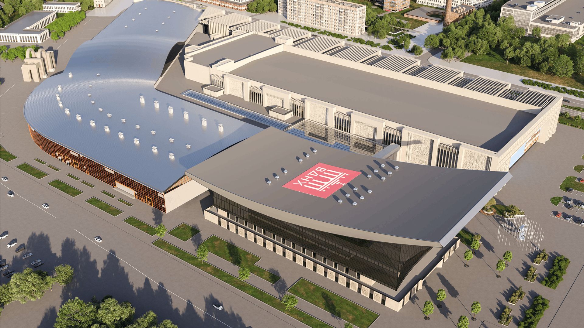 Redevelopment project for pavilion no. 70 “Moscow”. Illustration: expo-vdnh.ru.