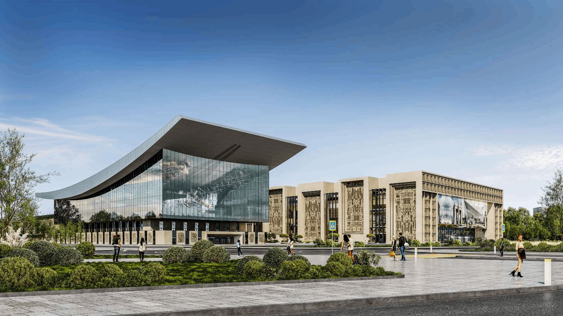 Redevelopment project for pavilion no. 70 “Moscow”. Illustration: expo-vdnh.ru.